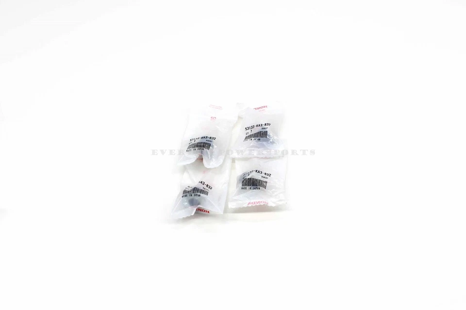 New Genuine Honda Handlebar Rubber Mount Bushings 4 Pack CR CRF See Notes! #X175 - Imagem 4 de 4