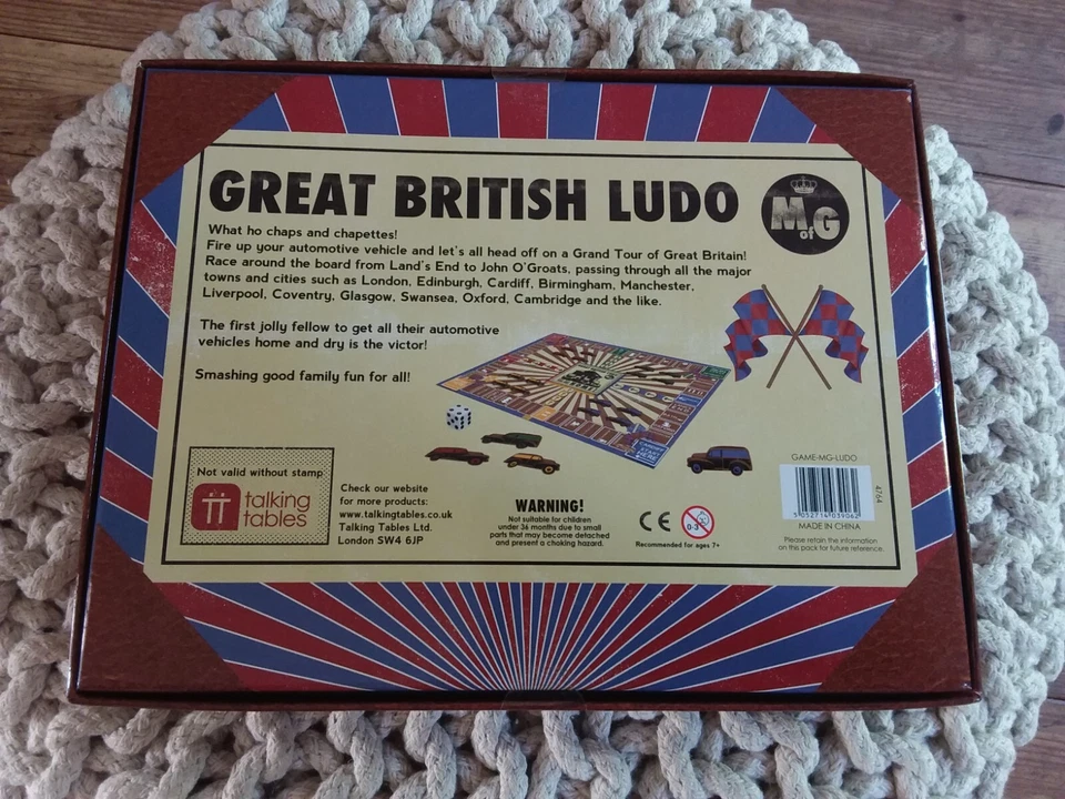 Ministry of Games - GREAT BRITISH LUDO - Talking Tables - NEW & SEALED - Image 2 of 4