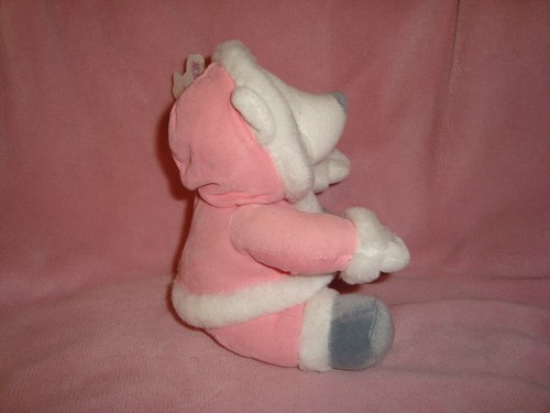Precious Moments 2001 January Show Exclusive Plush Holiday Cheer Polar Bear 7" - Imagen 6 de 8