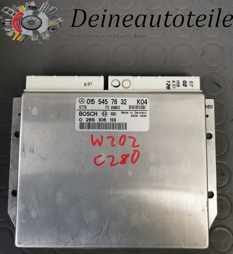 Mercedes-Benz 202 210 C-Klasse ABS ETS Steuergerät 0155457632 0265106113