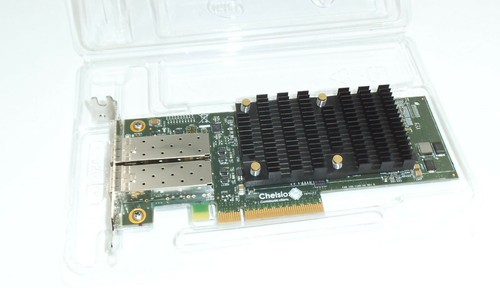 Nueva tarjeta de red Dell Chelsio T520-LL-CR 10Gb SFP+ Dual Port Low Profile Bracket - Imagen 2 de 5