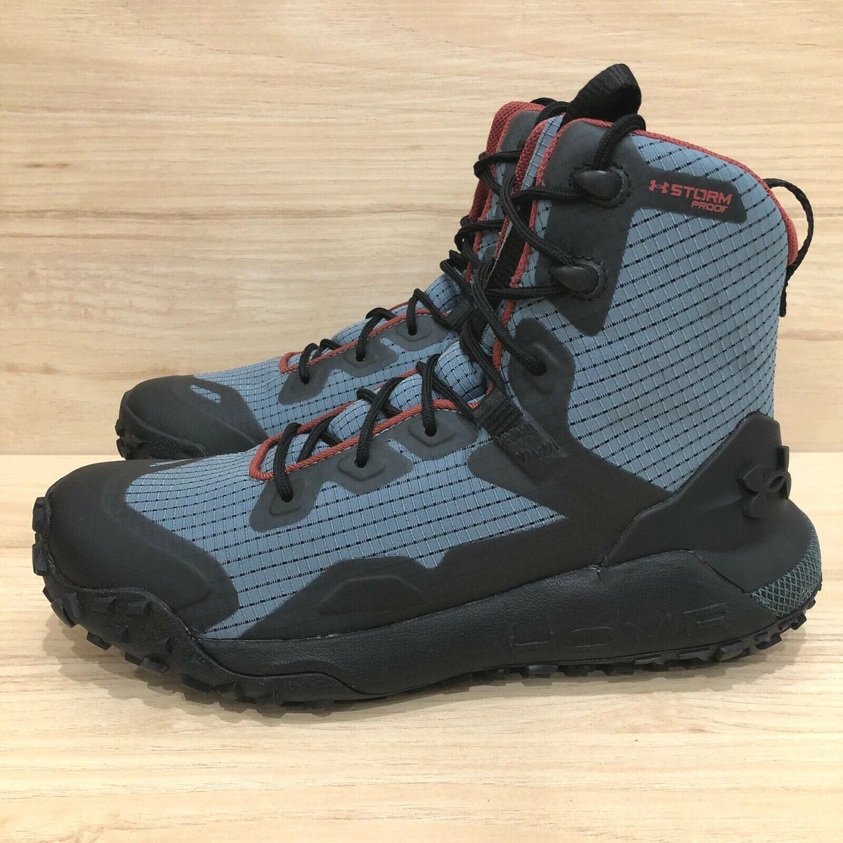 Blue under top armour boots