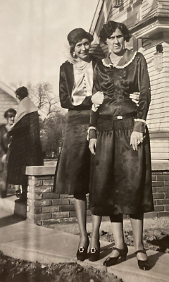 Vintage 1920s Ladies Women Mother Daughter Fashion Original Old - Main Image