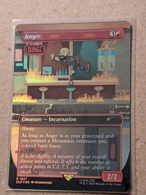 Anger Foil MTG Secret Lair Fallout: S.P.E.C.I.A.L. English NM-Mint On-Hand