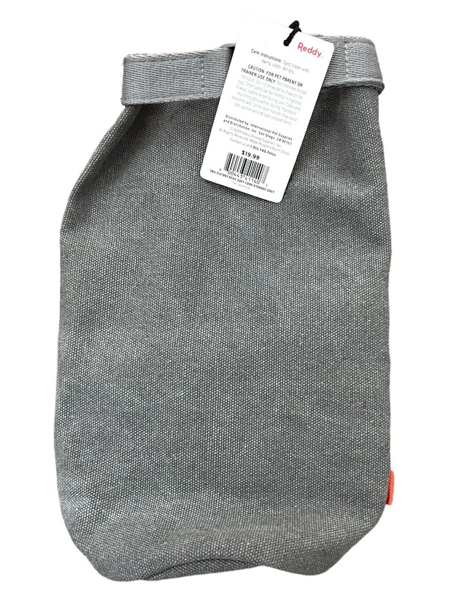 REDDY Roll-up Dog Food Storage Travel Bag 14-cup Road Trip