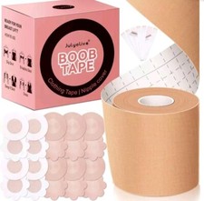 Boob Tape Kit Breathable Adhesive Bra Tape Push Up Nipple Tape with Petals. 167