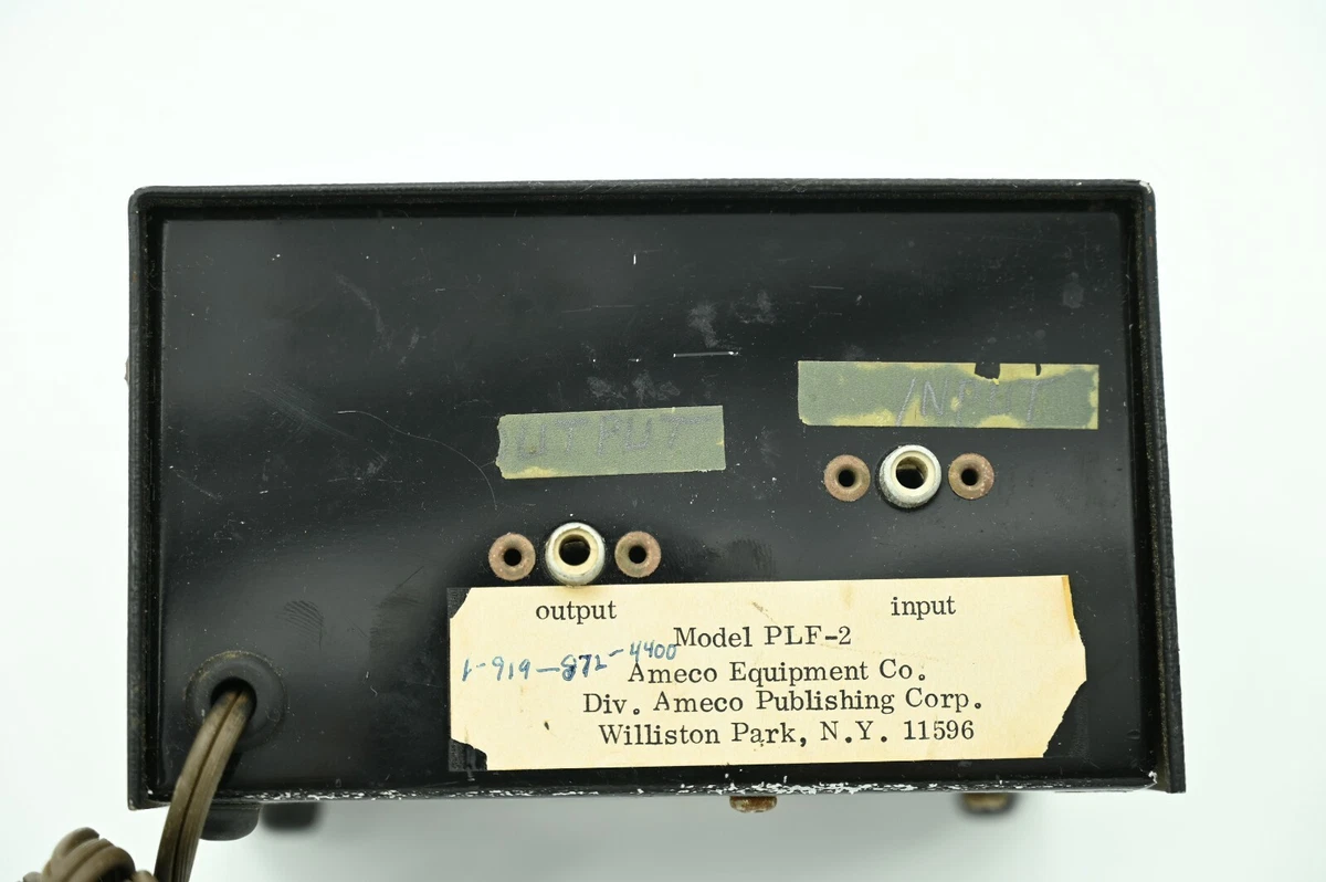 Vintage AMECO Antenna Preamplifier Model PLF-2 for HAM Radios
