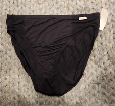 JOCKEY elance supersoft  Hi cut BRIEF #1683 sz 6 black new nwt