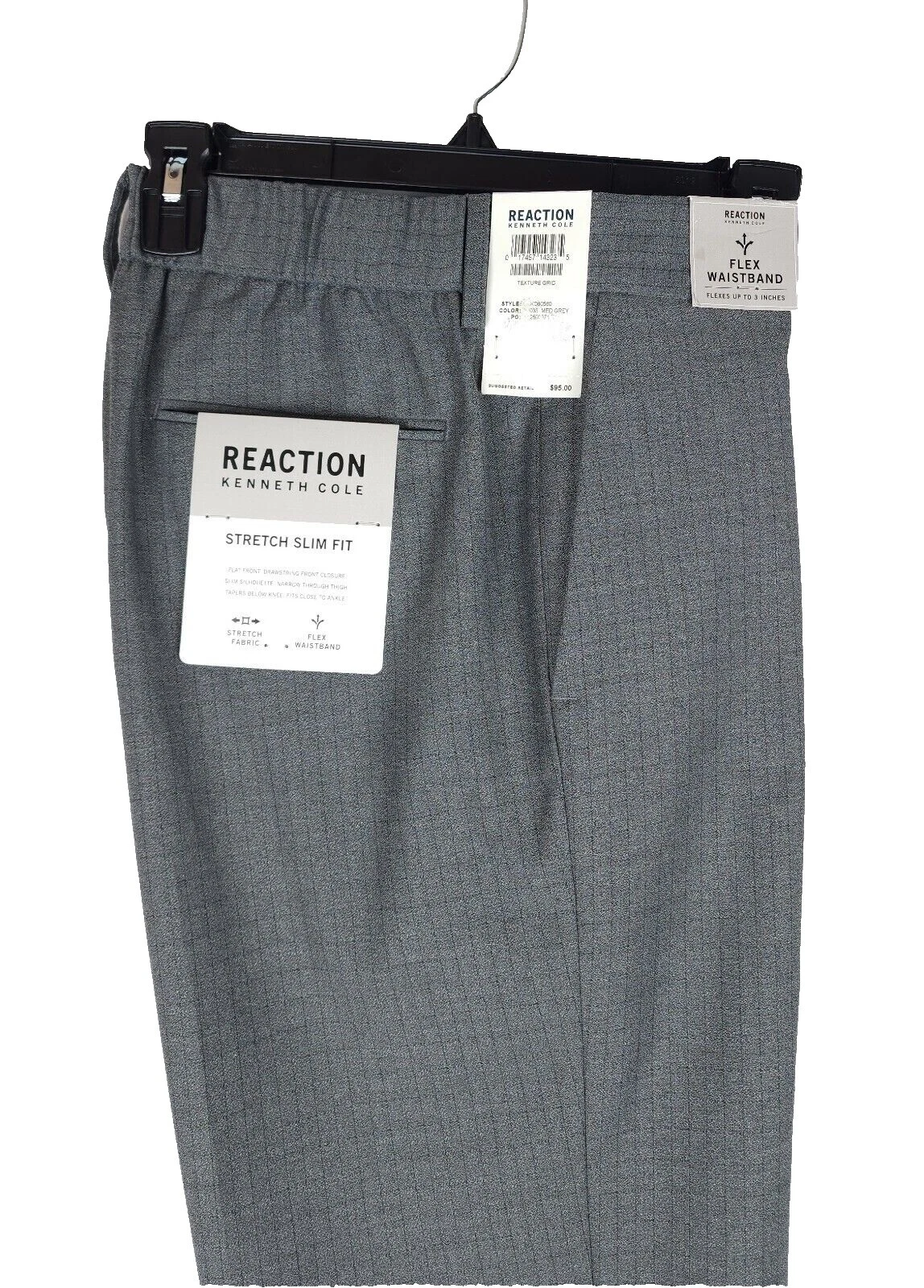Poliéster Kenneth Cole Reaction Pantalones informales para hombres