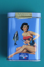 Blechdose - Rarit&auml;t - Leone Pin-Up Serie - Motiv 3 - ca. 7x5x4 cm