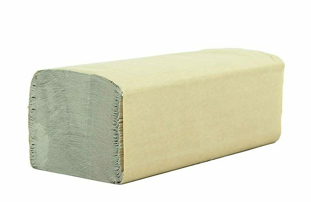 5000 Blatt recycling Papierhandtücher  1-lagig | ZZ/V-Falz | 25 x 23 cm