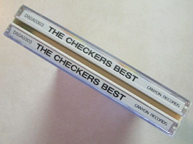 THE CHECKERS BEST 20 TRKS 1987 2CD JAPAN CANYON RECORDS D50A0303