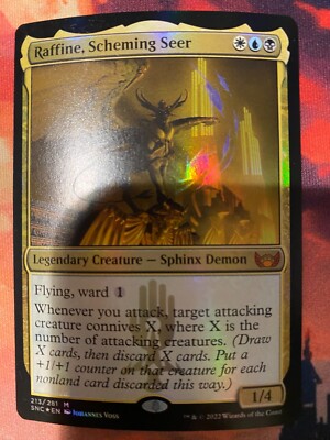 MTG Streets of New Capenna Raffine Scheming Seer Foil