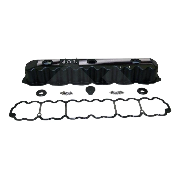 Crown RT35001 Black Valve Cover Kit for 1997-2004 Jeep Wrangler TJ 4.0L - Изображение 2 из 2