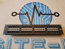 Leviton CAT 5e GigaMax Universal 2U 48 Port Rack Mount Patch Panel 5G584-U48