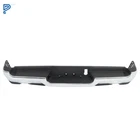 For RAM 1500 2019 2020 21-2022 Chrome Steel Rear Bumper Assembly w/ Dual Exhaust