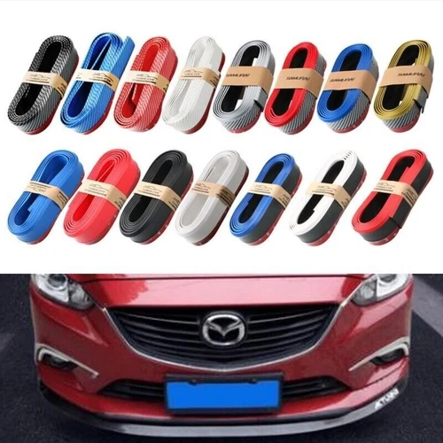 Tira protectora de goma universal para parachoques delantero de coche - Imagen 3 de 37