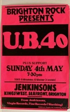 UB40 Poster 04.05.1980 Jenkinsons Brighton early Gig ORIGINAL