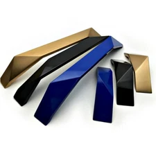 1.25" 2.5" 5" 7.5" Blue Cabinet Pull Handle Champagne Gold Drawer Pulls Handle