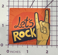 Let's Rock Rock On Symbol - Rock N' Roll Band Logo Vinyl Decal Sticker Bomb