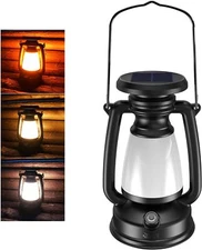 Solar Hanging Lantern LED Lights Outdoor Yard Patio Garden Lamp Waterproof Decor