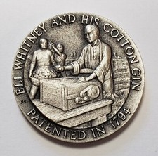 1 oz .925 Silver Round - Eli Whitney Cotton Gin - Longines Symphonette - F7200 85.05 per troy oz