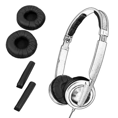 Soft Foam Ear Pads Cushions for Sennheiser HD457 HD202 HD212 HD447 HD497 Headphones High Quality Earpad 11.1 - 44