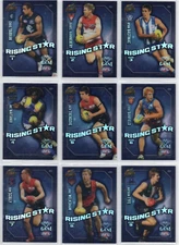 2011 AFL BLUE GEM (2010 RISING STAR NOMINEES) BULK LOT CARDS - COMPLETE YOUR SET