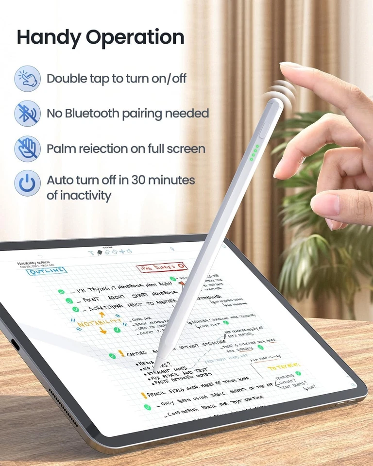 iPad Pencil 1st Generation, Apple iPad Air/iPad Mini/iPad Pro Fast Charging - Image 3 of 4