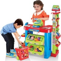 Supermarket Playset Food Stall Kids Role Play Kitchen Game Set Great Christmas Supermarket Playset Food Stall Kids Role Play Kitchen Game Set Great Christmas