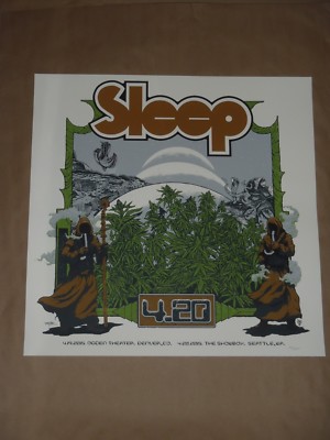 Sleep David D'Andrea Arik Roper 420 Seattle Denver signed concert