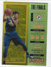 MYLES TURNER 2017-18 PANINI NBA CONTENDERS THE FINALS TICKET /99