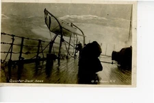 Postcard  US Quarter Deck Seas RPPC U 47-48