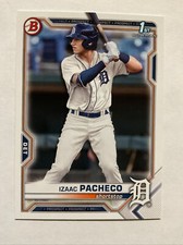 2021 Bowman Draft IZAAC PACHECO 1st Bowman RC Detroit TIGERS #BD-46