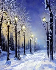 Stunning  Abstract Winter  Art Print| Signed Limited Edition Art Collectible