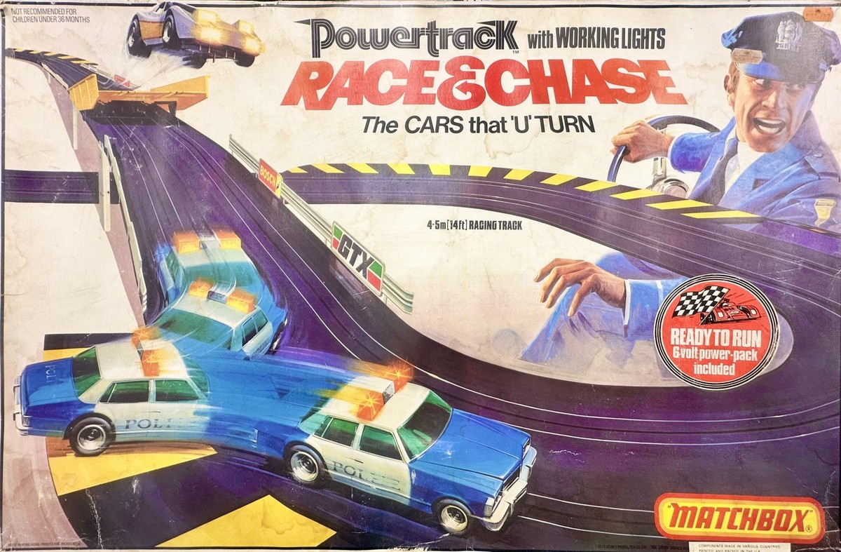 MATCHBOX POWERTRACK PT6000 RACE CHASE FULLY RESTORED MECHANICALLY  PERFECT