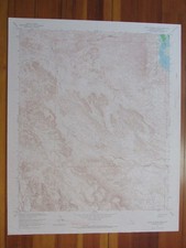 Mapa Topográfico Little Picacho Peak California 1966 Original Vintage USGS