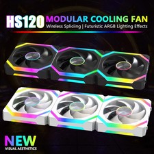 ARGB Cooling Fan 360mm 240mm Modular Stackable Splicing 120mm RGB Fans Kit