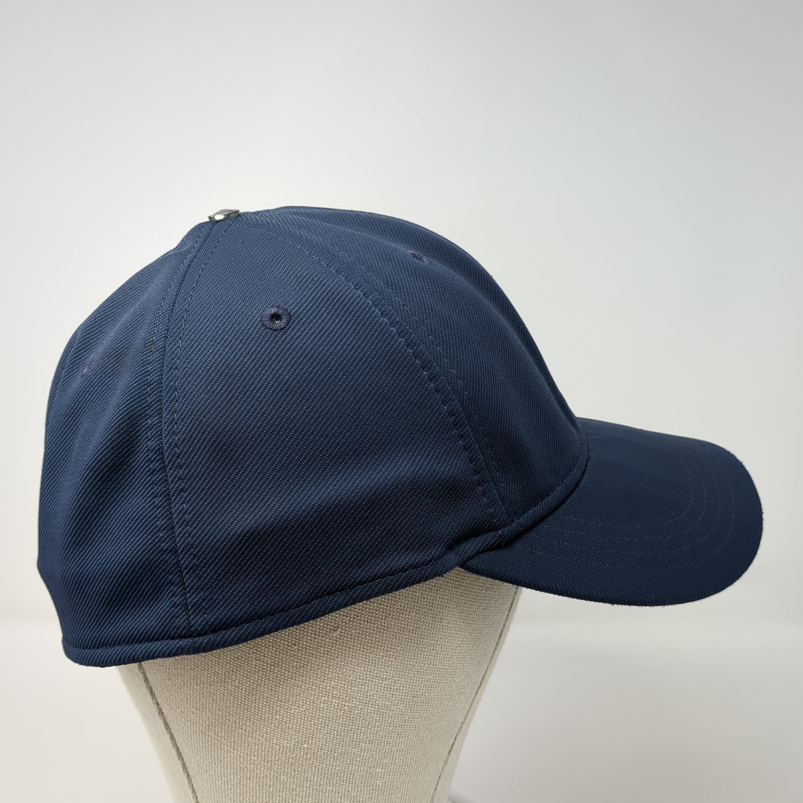 Starter Fitted Baseball Cap Solid Blue XL Logo Em… - image 5
