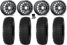 Method 407 15 Wheels Black 35 Roctane ST Tire...