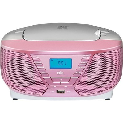 OK. ORC311 - PK Tragbarer Radiorecorder Rosa