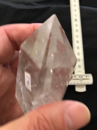 1 Bergkristall Doppelender poliert Spitze Mineral Kristall Brasilien (Sch20-7) - Bild 5 von 7