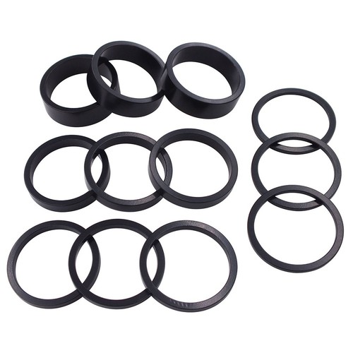 12PCS Bike Headset Spacers Aluminium Alloy Stem Washers for Bike Forks - Picture 10 of 17