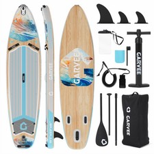 Inflatable Stand Up Paddle Board with SUP Accessories 11' x 34" x6" Non-Slip