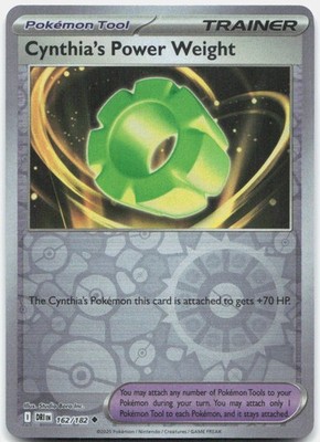 Cynthia's Power Weight 162/182 Uncommon Destined Rivals Pokemon Reverse Holo NM