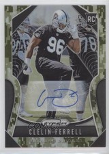 2019 Panini Prizm Rookies Camo Prizm Auto 11/25 Clelin Ferrell #316 Auto s1i
