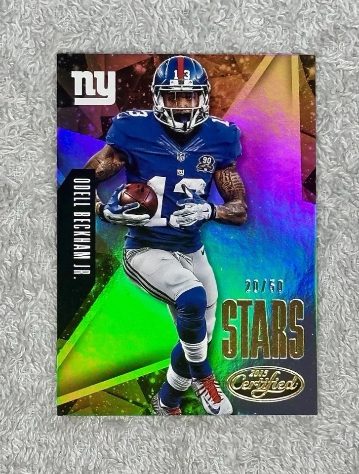 2015 Panini Certified Odell Beckham Jr #S39 Mirror Gold /40 Stars Giants - Image 4 of 4