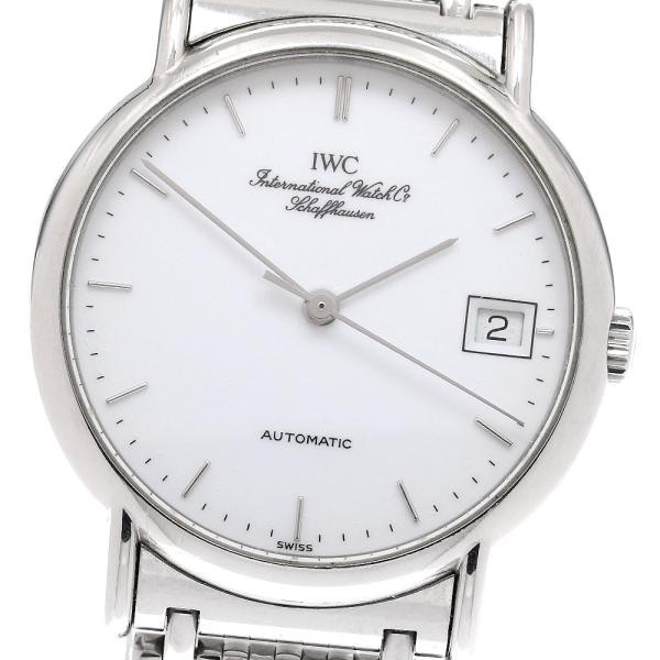 IWC PORTOFINO IW351318 34mm SS White Dial Automatic Date Watch #C550 image 6