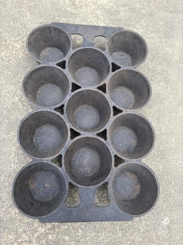 Pre Griswold Erie Cast Iron Popover Pan 1880 - 1907