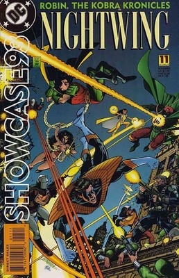 Showcase '93 #11 FN; DC | George Perez Nightwing - w/Bag+Board